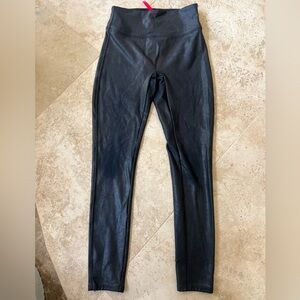 Spanx Ready to Wow Faux Leather Leggings Girls Size M (8-10 Years Old)